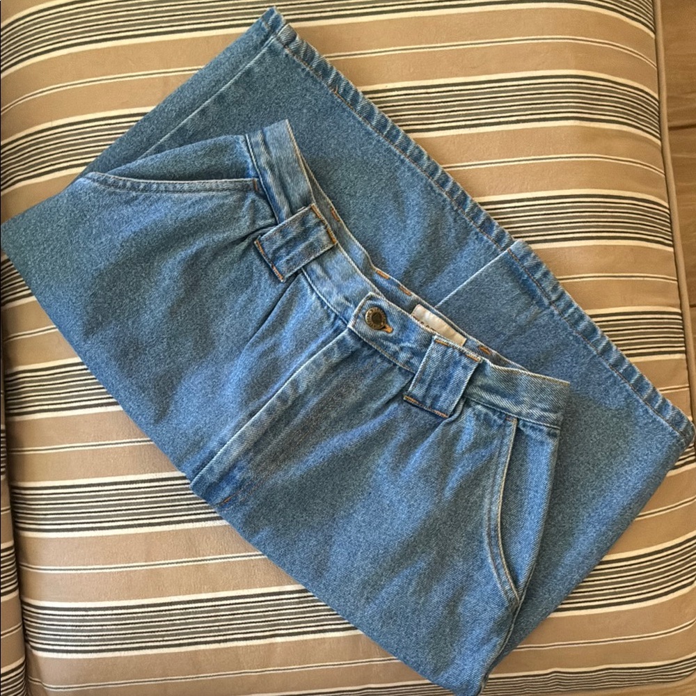 Vintage Westport | Classic Blue Denim Skirt | S